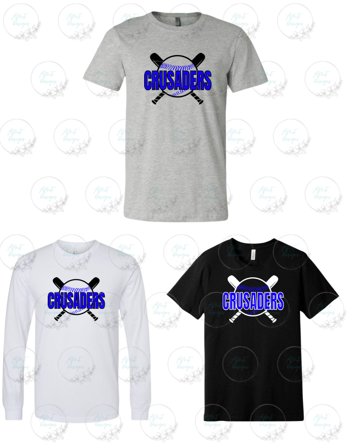 Crusaders Baseball shirt Design #1