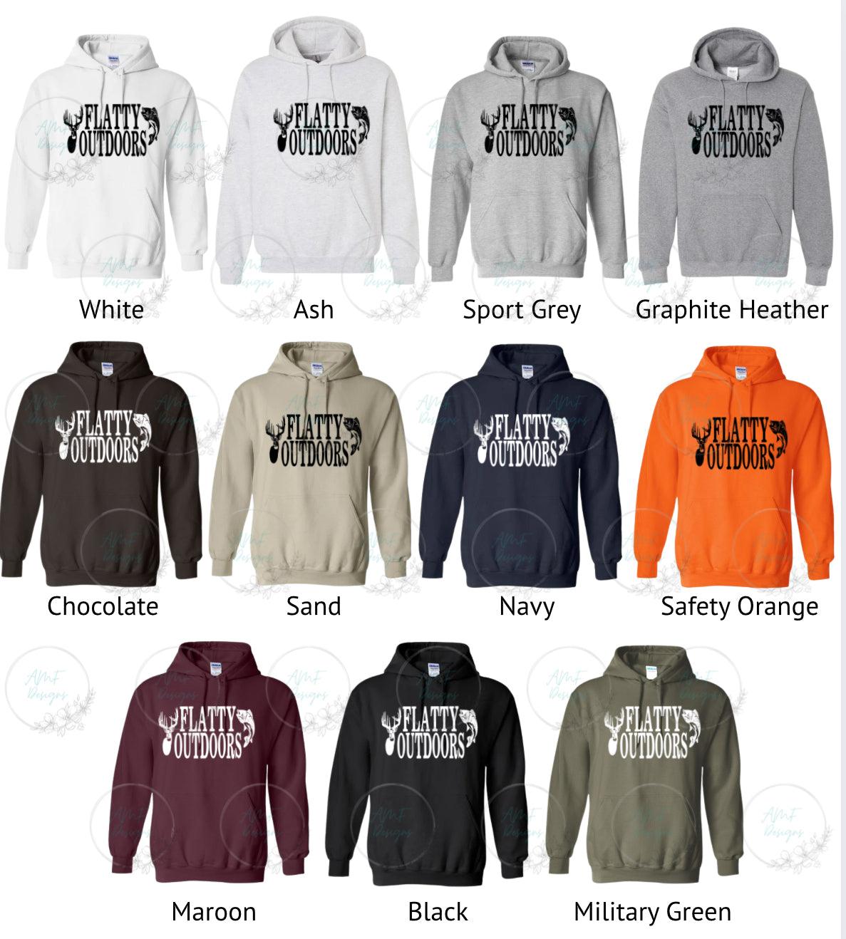 Adult OG Flatty Outdoors Design Hoodie