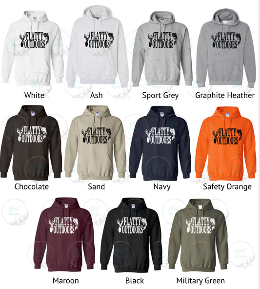 Adult OG Flatty Outdoors Design Hoodie