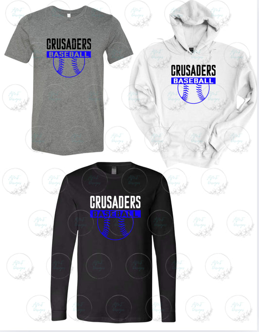 Crusaders Baseball shirt Design #2