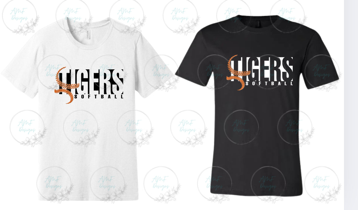Tiger Softball shirt Design #3