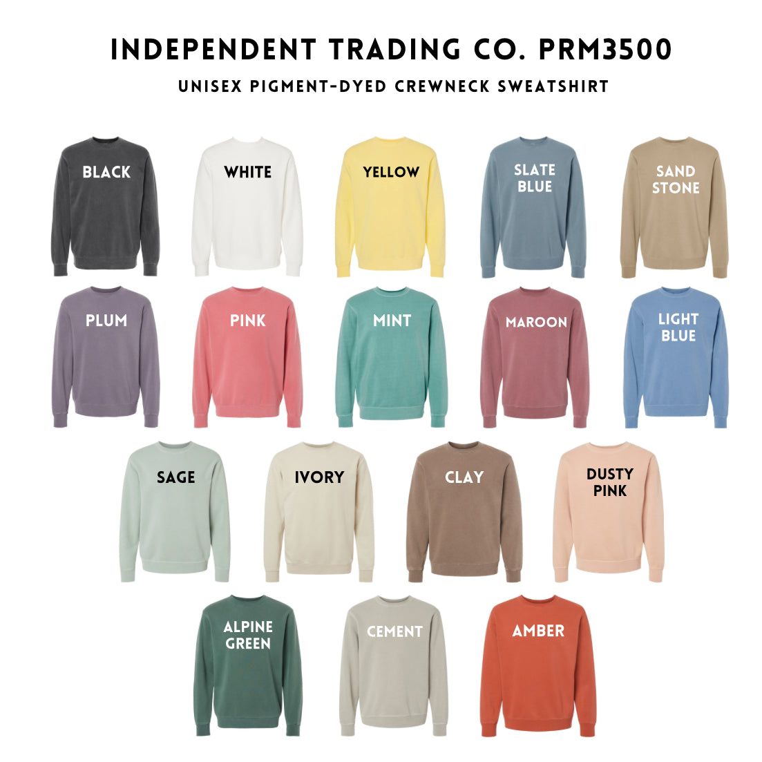 Independent Crewneck  Camping sweatshirt