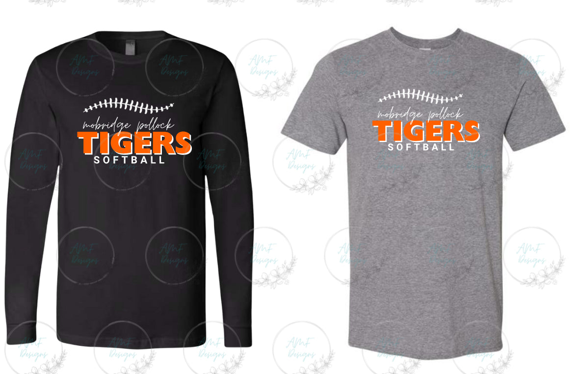 Tiger Softball shirt Design #1