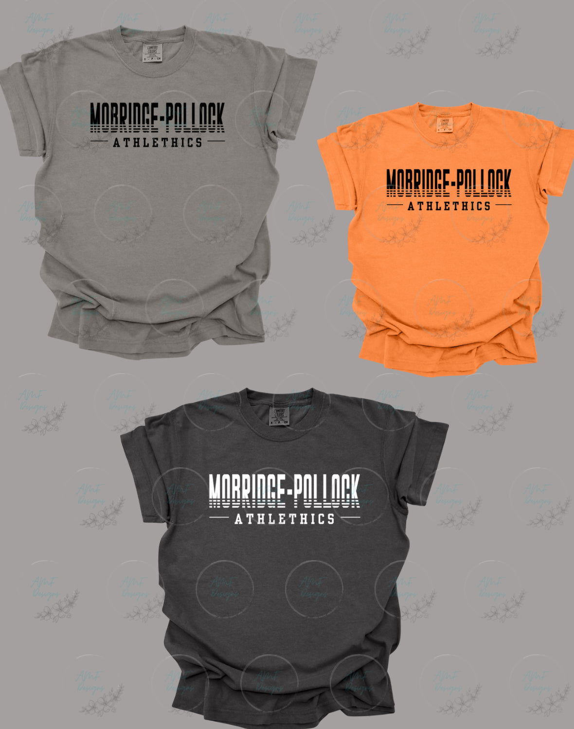 Mobridge Pollock Athletics Tshirt-Comfort Colors
