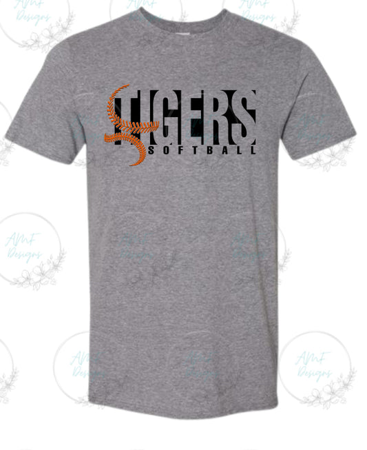 Tiger Softball shirt Design #3