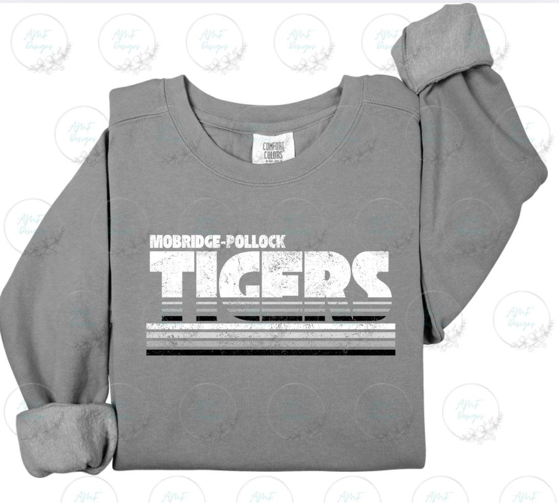 Distressed Tigers-Comfort Colors
