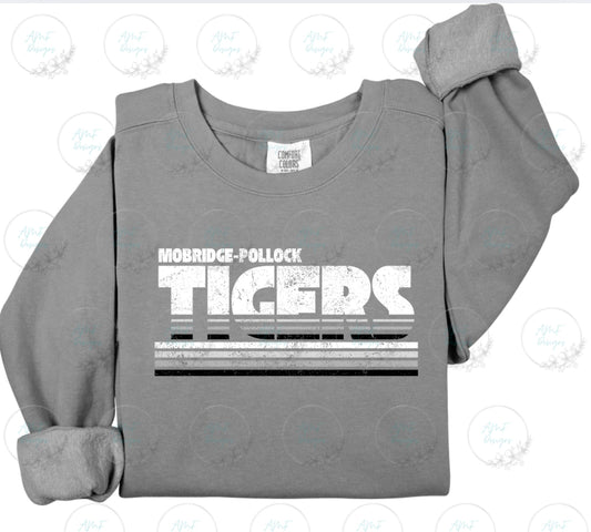 Distressed Tigers-Comfort Colors