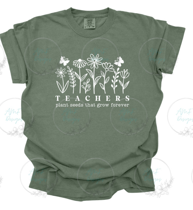 Teachers Plant seeds