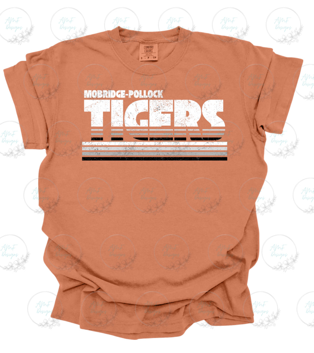 Distressed Tigers-Comfort Colors